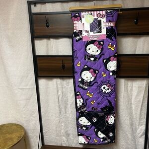 NWT‎ Sanrio Hello Kitty Halloween Skulls Reversible Twin Quilted Blanket 60"x90"